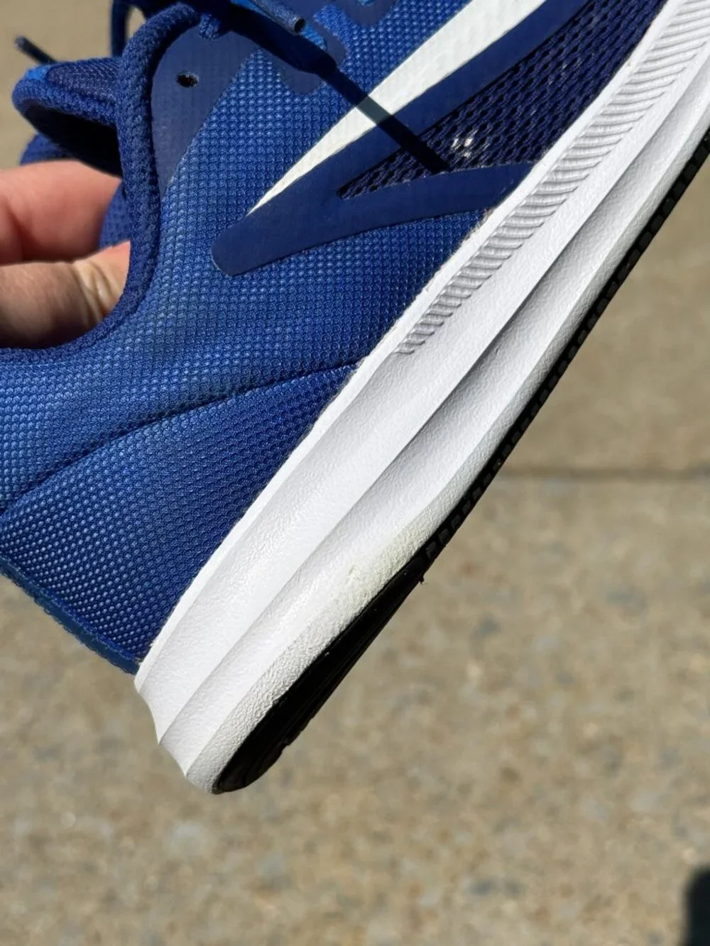 Nike Downshifter 9 GS 4Y Blue White Running Sneakers Sporty Y2K Athleisure 4104